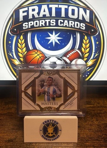 Lautaro Martinez 2024 Panini Futera Unique Gold Frame /12
