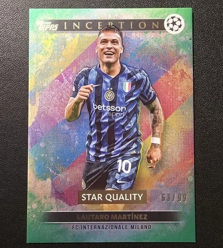 Lautaro Martinez 2024 Topps Inception Green /99