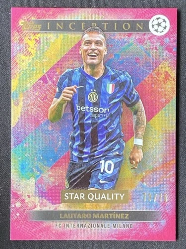 Lautaro Martinez 2024 Topps Inception Pink /75