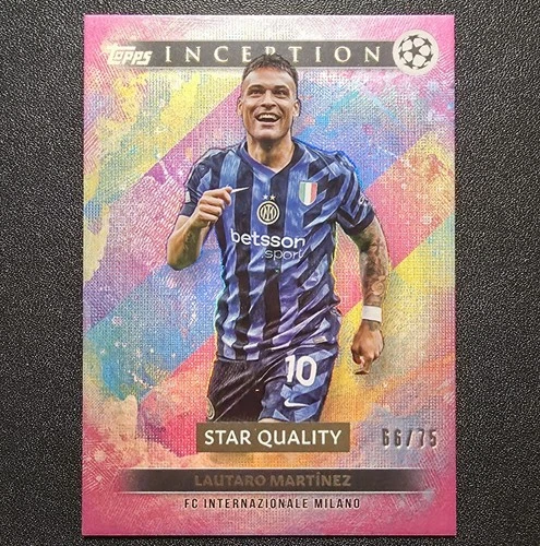 Lautaro Martinez 2024 Topps Inception Rosa /75