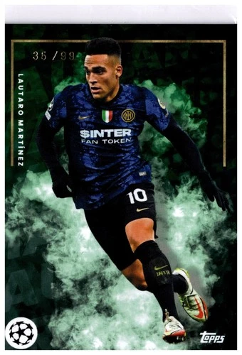 Lautaro Martinez 2022 Topps Jose Mourinho Platinum Curated Set /99