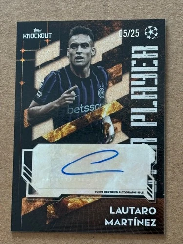 Lautaro Martinez 2025 Topps Knockout /25