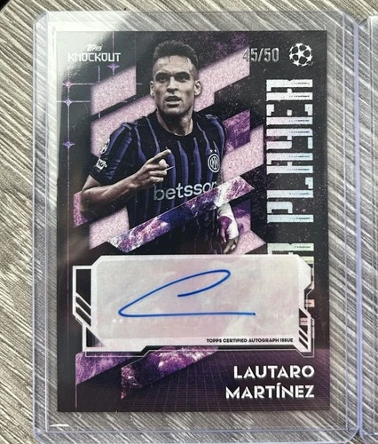 Lautaro Martinez 2025 Topps Knockout /50