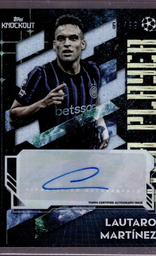 Lautaro Martinez 2025 Topps Knockout Blue /99