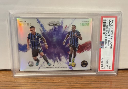 Lautaro Martinez / Marcus Thuram 2025 Panini Prizm Colorblast