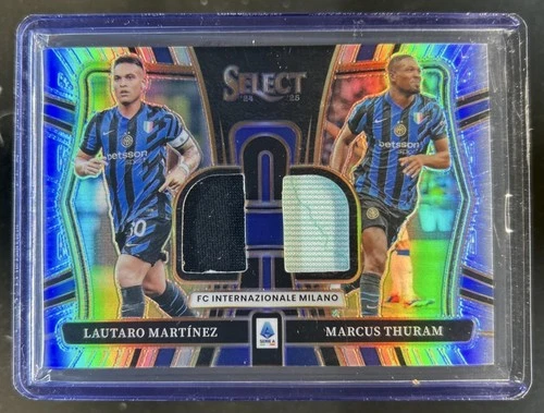 Lautaro Martinez & Marcus Thuram 2024 Panini Select