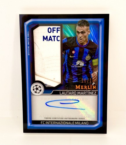 Lautaro Martinez 2023 Topps Merlin Chrome /10