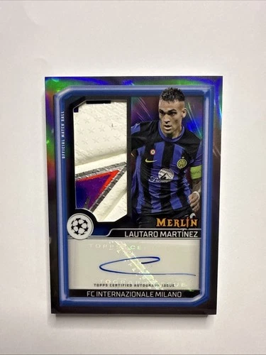 Lautaro Martinez 2023 Topps Merlin Chrome