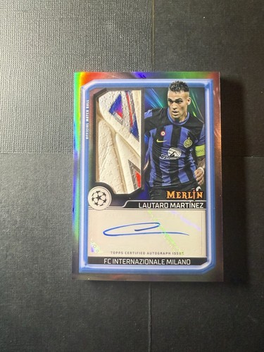 Lautaro Martinez 2023 Topps Merlin Chrome
