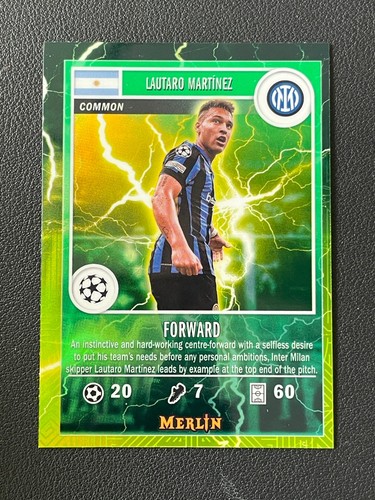 Lautaro Martinez 2025 Topps Merlin Chrome