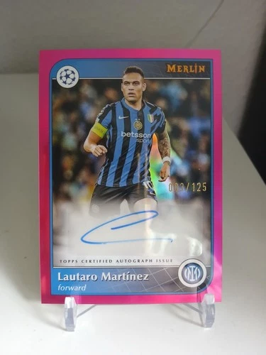 Lautaro Martinez 2024 Topps Merlin Chrome /125