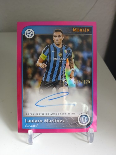 Lautaro Martinez 2024 Topps Merlin Chrome /125