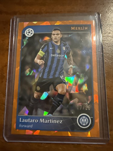 Lautaro Martinez 2025 Topps Merlin Chrome /25