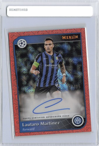 Lautaro Martinez 2025 Topps Merlin Chrome /25
