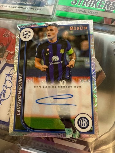 Lautaro Martinez 2023 Topps Merlin Chrome /99