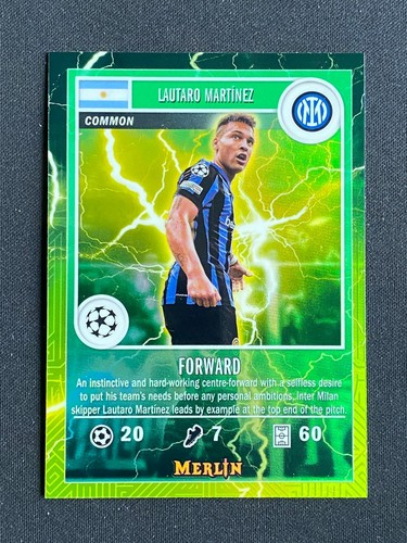 Lautaro Martinez 2024 Topps Merlin Chrome MG-20