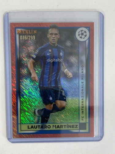 Lautaro Martinez 2023 Topps Merlin Chrome Parallel /299
