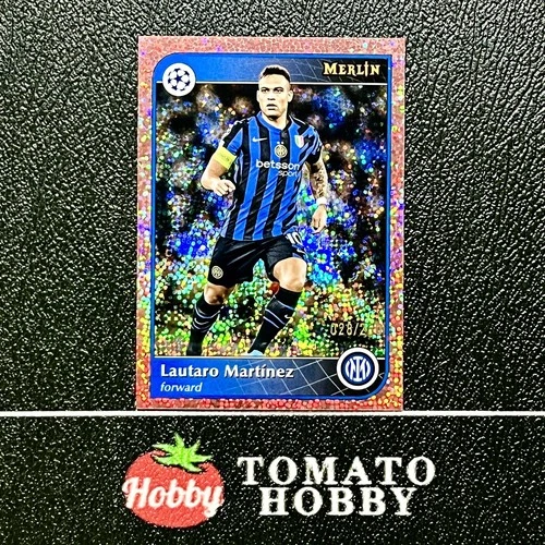 Lautaro Martinez 2024 Topps Merlin Chrome Rose Gold Speckle /250