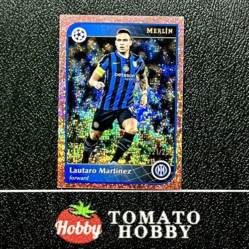 Lautaro Martinez 2024 Topps Merlin Chrome Rose Gold Speckle /250