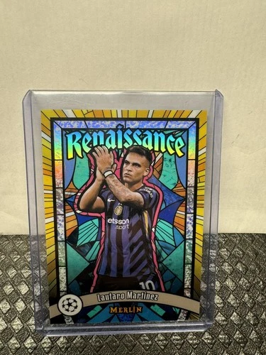 Lautaro Martinez 2024 Topps Merlin Chrome UEFA
