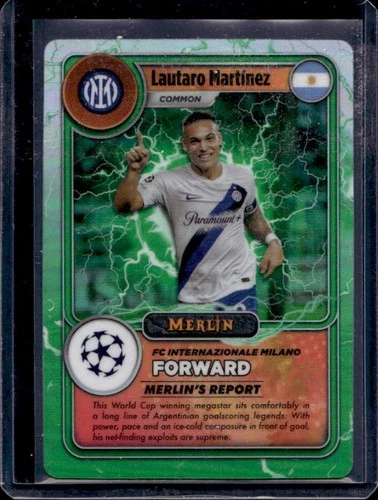 Lautaro Martinez 2024 Topps Merlin Chrome UEFA MG-14