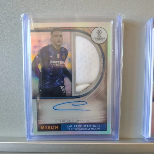 Lautaro Martinez 2021 Panini Merlin Chrome UEFA UCL