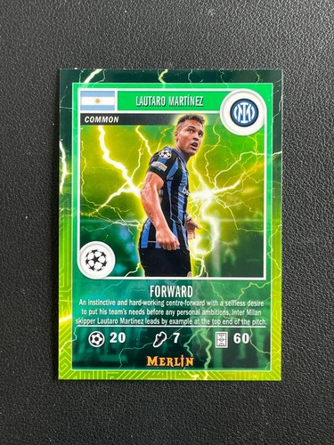 Lautaro Martinez 2024 Topps Merlin Green