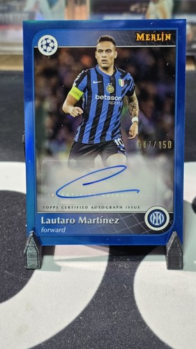 Lautaro Martinez 2024 Topps Merlin UCC True Blue /150