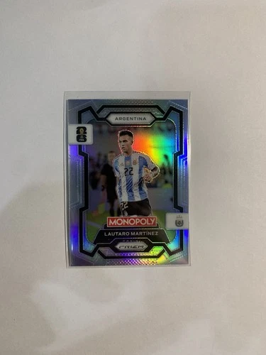 Lautaro Martinez 2026 Panini Monopoly Prizm World Cup Soccer Silver Prizm