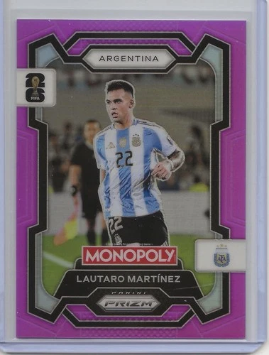 Lautaro Martinez 2026 Panini Monopoly World Cup Prizm Pink Prizm /199