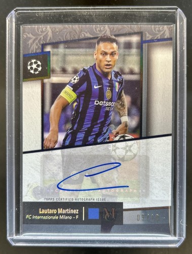 Lautaro Martinez 2024 Topps Museum Black Diamond /10