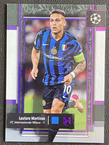 Lautaro Martinez 2024 Topps Museum Collection Purple /99