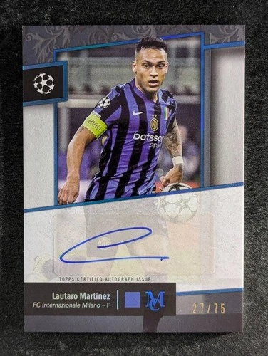 Lautaro Martinez 2024 Topps Museum Collection Sapphire /75