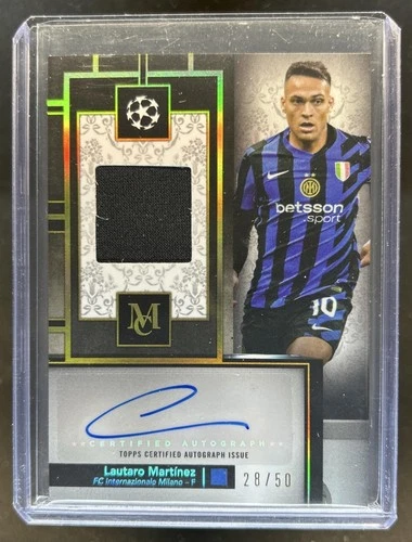 Lautaro Martinez 2024 Topps Museum Gold /50