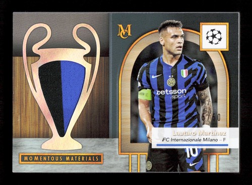 Lautaro Martinez 2024 Topps Museum Gold /50