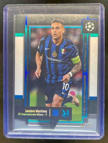 Lautaro Martinez 2024 Topps Museum Zaffiro /75