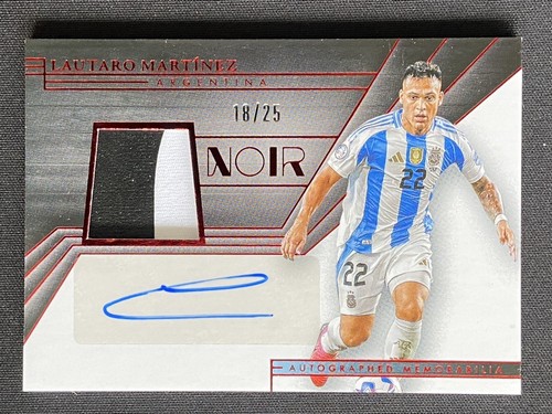 Lautaro Martinez 2024 Panini Noir /25