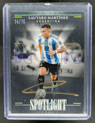 Lautaro Martinez 2024 Panini Noir /75