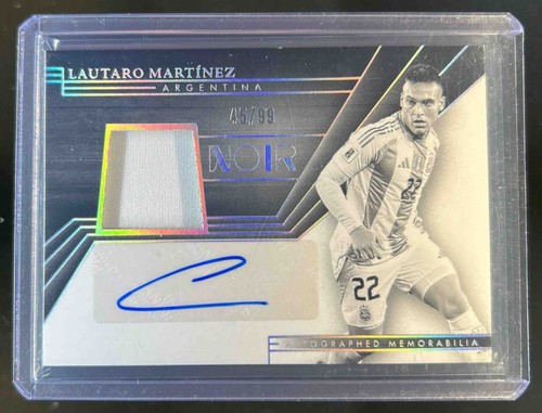 Lautaro Martinez 2024 Panini Noir /99