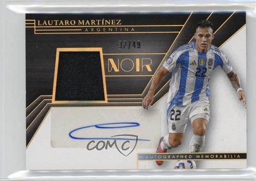 Lautaro Martinez 2024 Panini Noir Color Prime /49