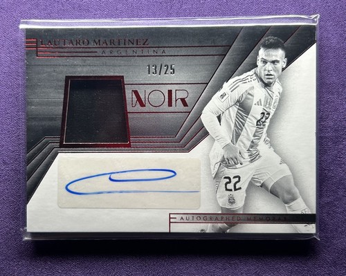 Lautaro Martinez 2024 Panini Noir FIFA Ruby /25