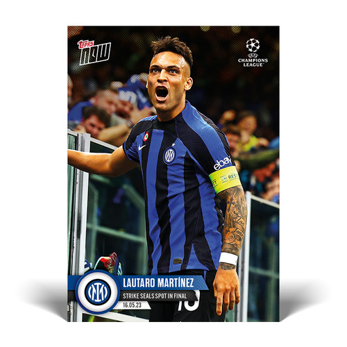 Lautaro Martinez 2022 Topps NOW UCL