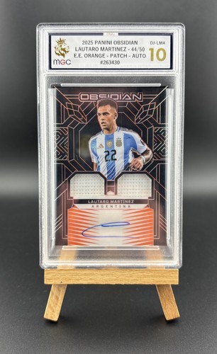 Lautaro Martinez 2025 Panini Obsidian Arancione /50