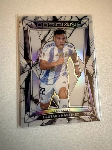 Lautaro Martinez 2024 Panini Obsidian Marble Etch /8