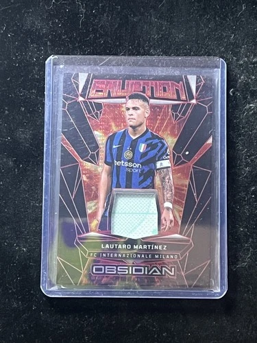 Lautaro Martinez 2024 Panini Obsidian Red Pulsar /49