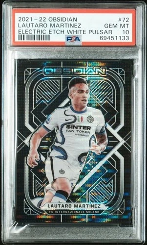 Lautaro Martinez 2021 Panini Obsidian White Pulsar /11