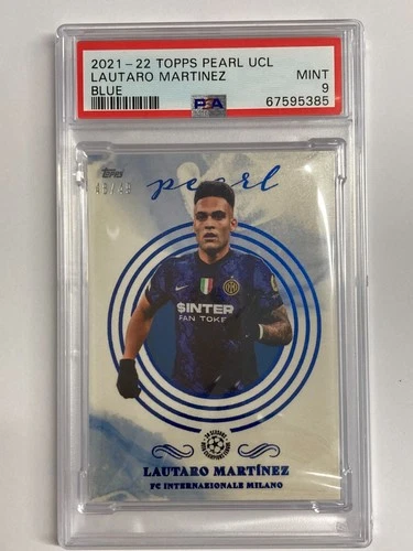 Lautaro Martinez 2021 Topps Pearl Colour Match /49