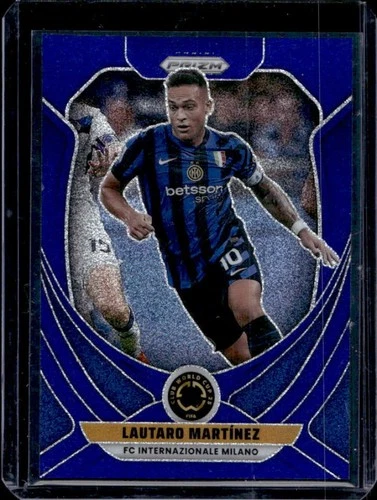 Lautaro Martinez 2025 Panini Prizm Blue Glitter /149