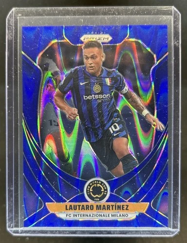 Lautaro Martinez 2025 Panini Prizm Blue Seismic /275