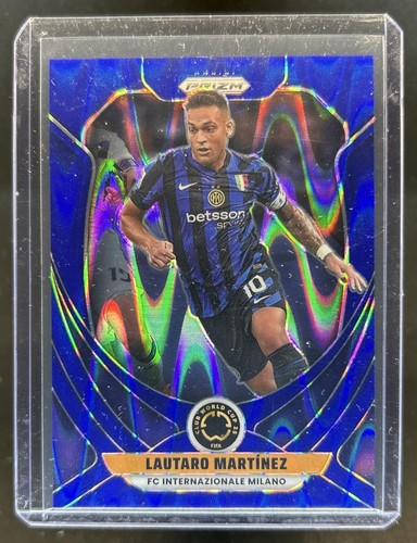 Lautaro Martinez 2025 Panini Prizm Blue Shimmer /275